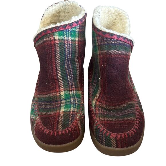 Sanuk Plaid Slippers - Picture 1 of 4